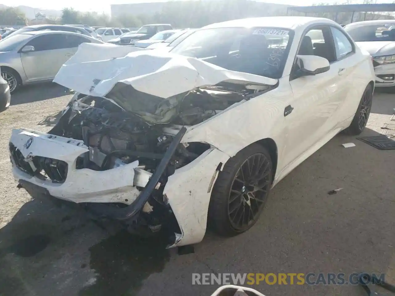 2 Photograph of a damaged car WBS2U7C53K7D15698 BMW M2 2019