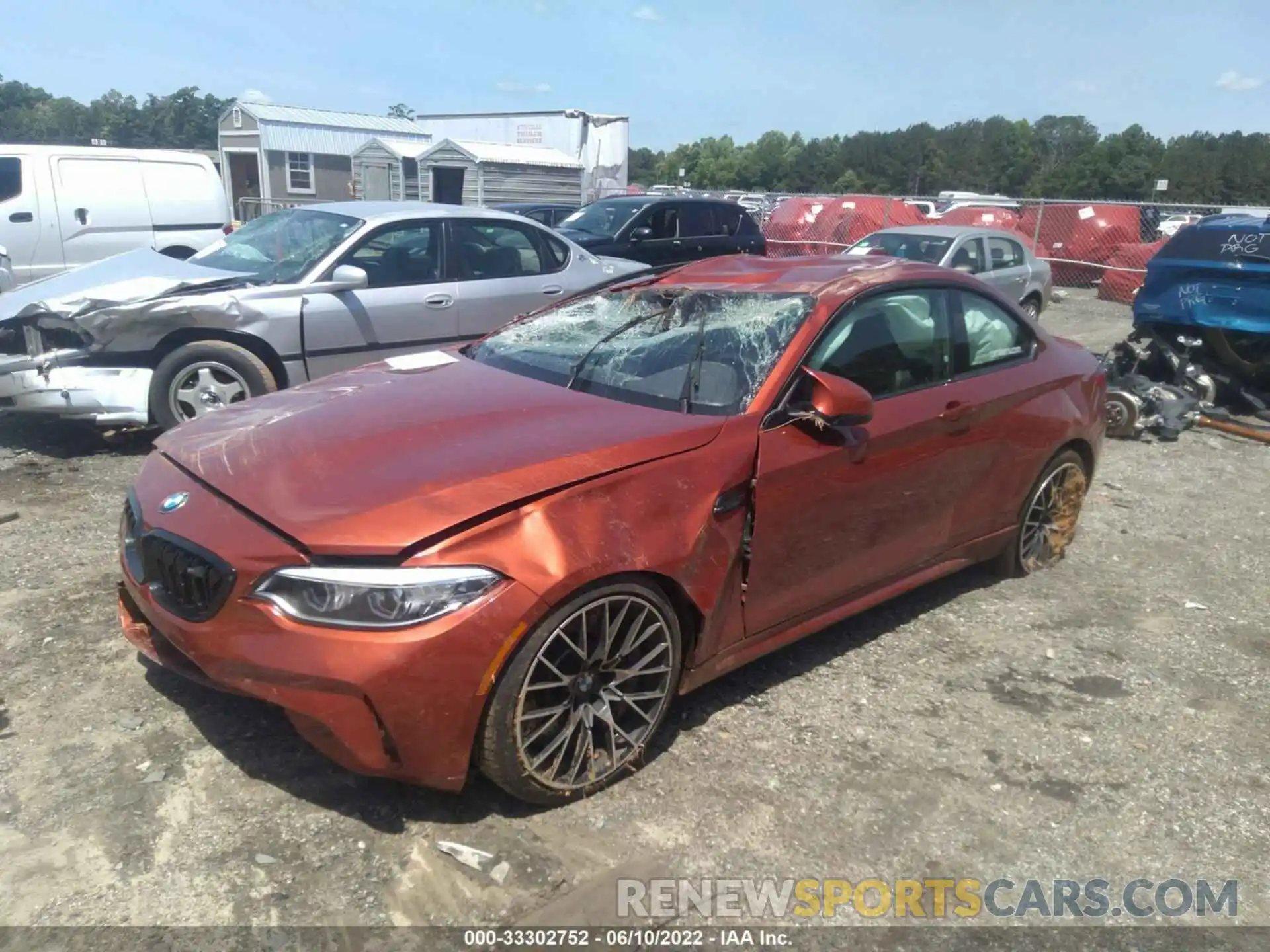 2 Photograph of a damaged car WBS2U7C53K7D42562 BMW M2 2019