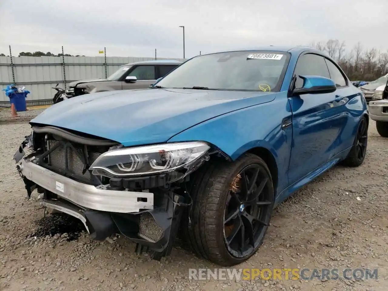 2 Photograph of a damaged car WBS2U7C53KVB08949 BMW M2 2019