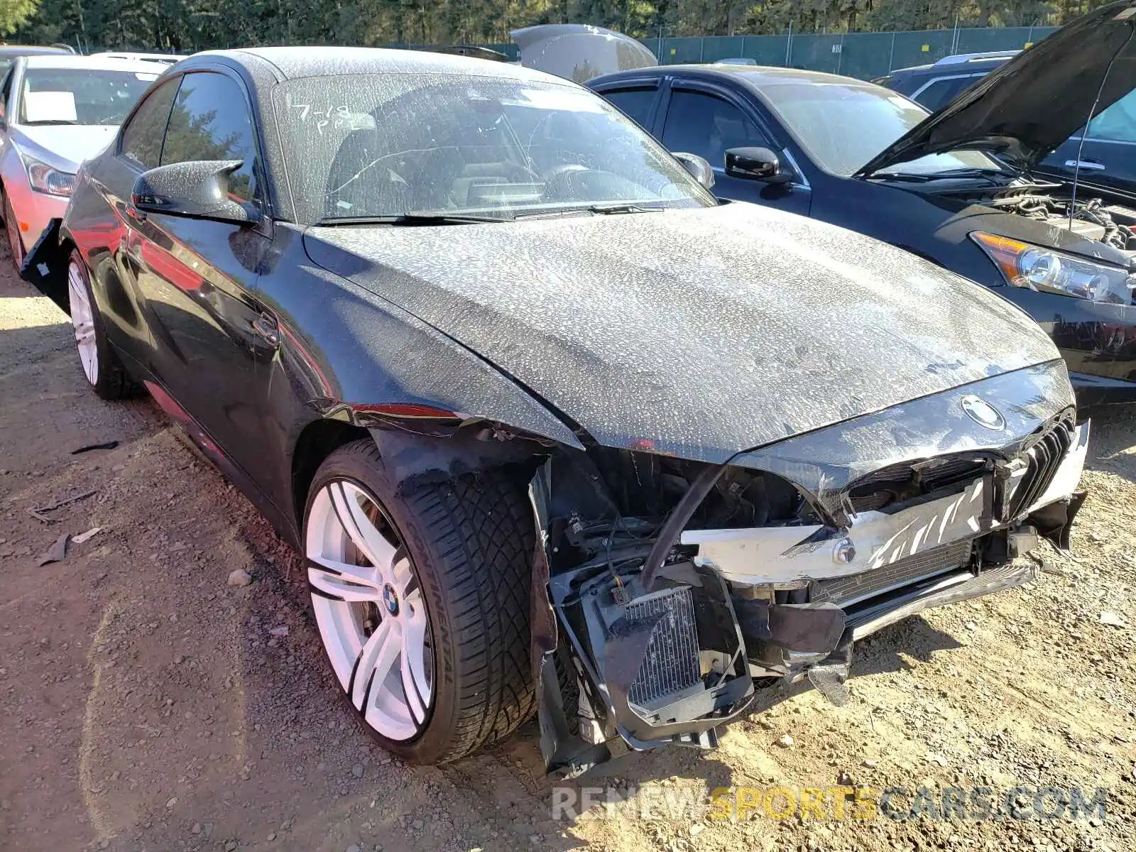 1 Photograph of a damaged car WBS2U7C54K7D16732 BMW M2 2019