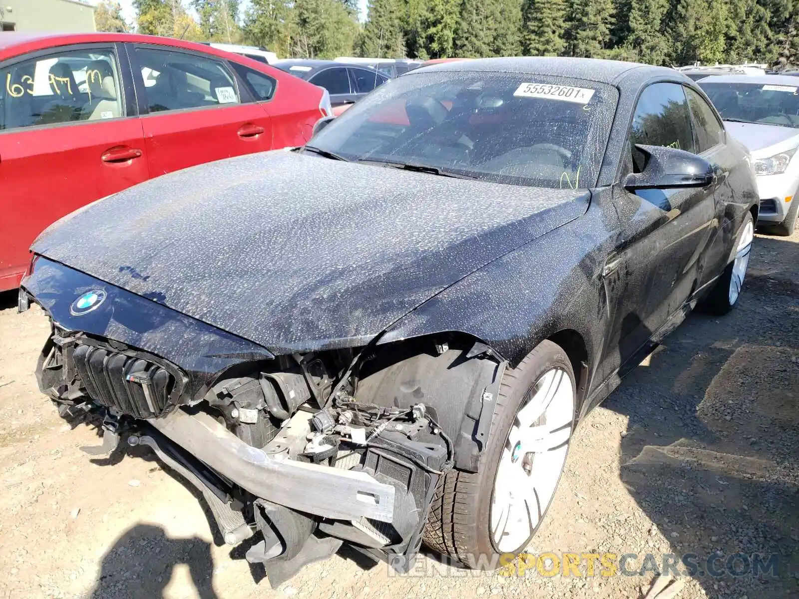 2 Photograph of a damaged car WBS2U7C54K7D16732 BMW M2 2019