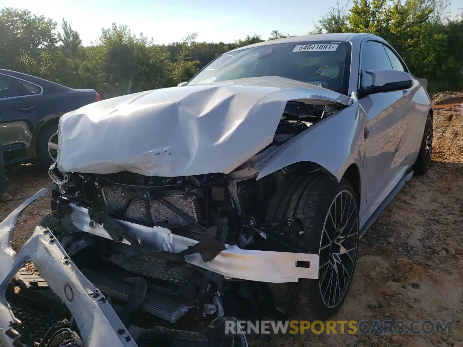 2 Photograph of a damaged car WBS2U7C54KVJ07662 BMW M2 2019