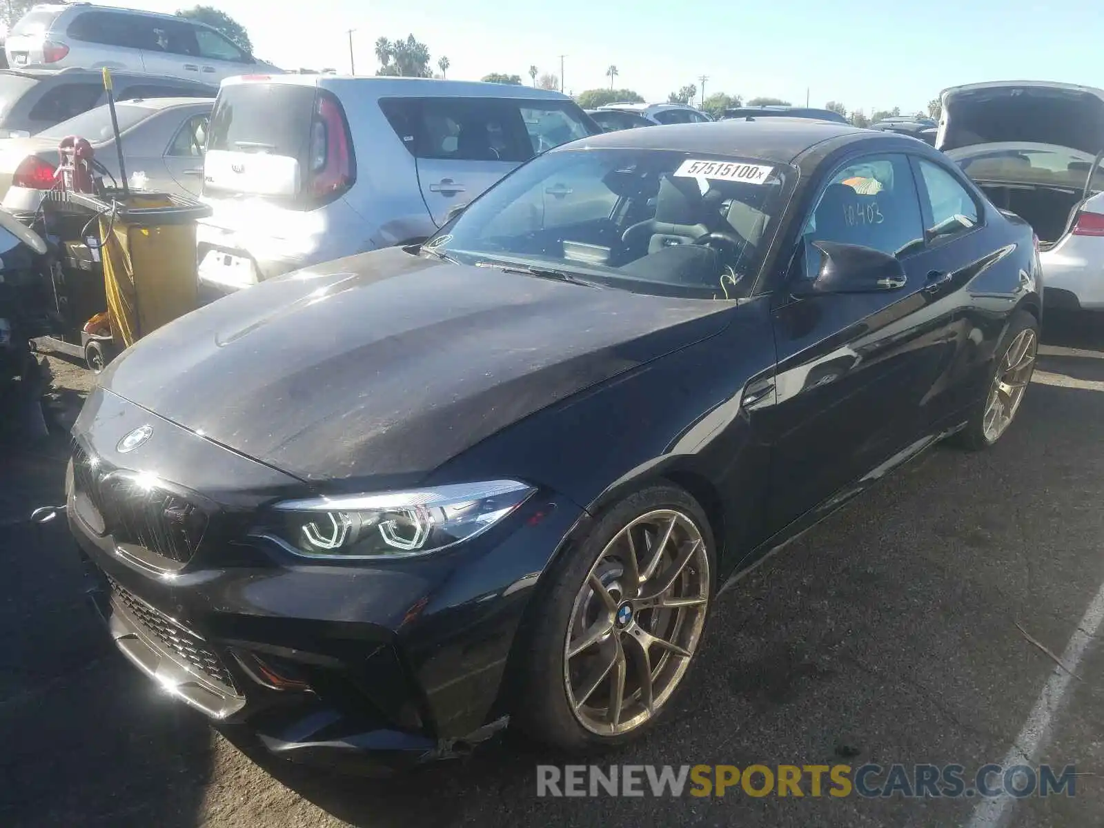 2 Photograph of a damaged car WBS2U7C55K7D06890 BMW M2 2019