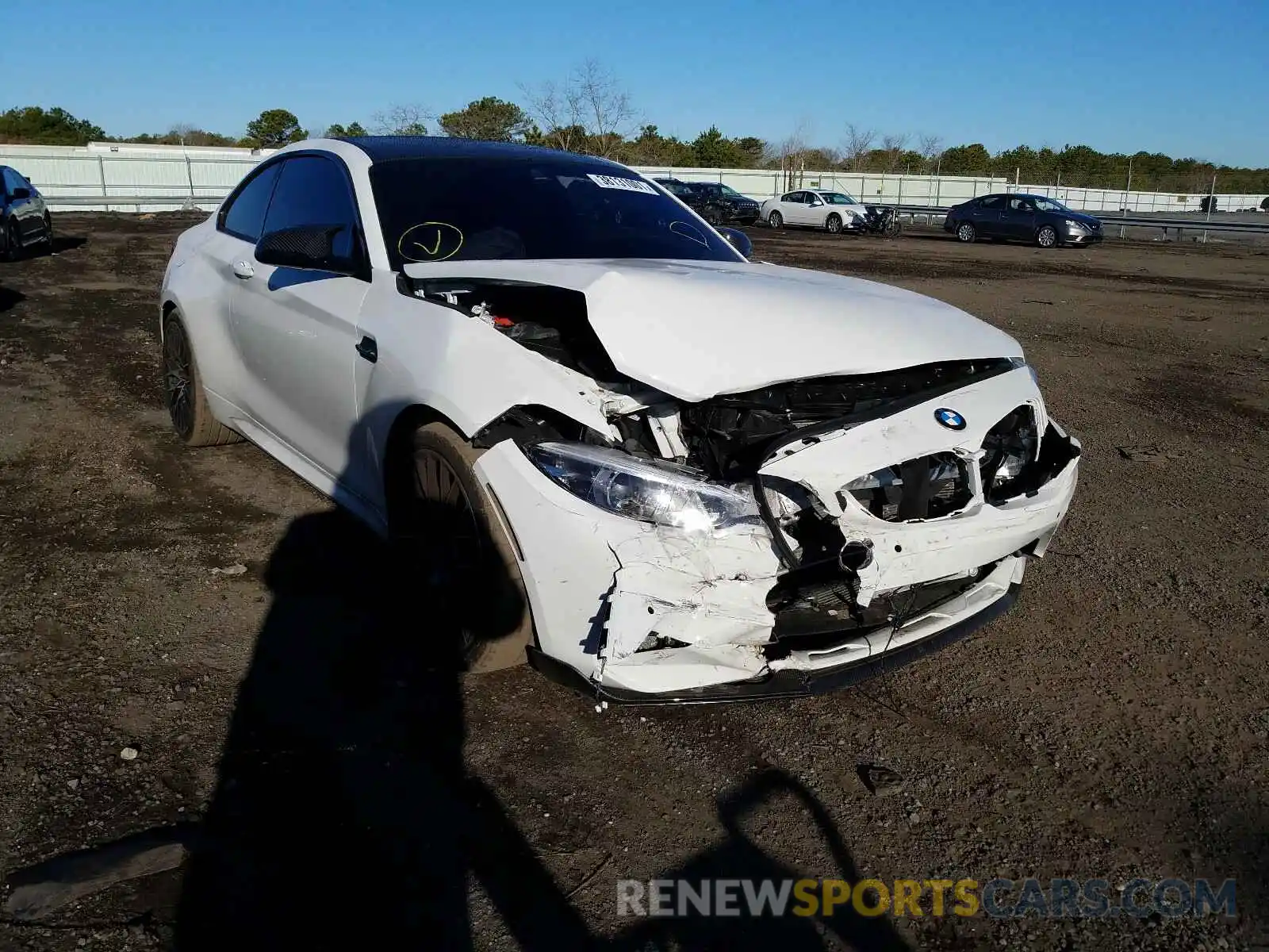 1 Photograph of a damaged car WBS2U7C55KVJ07766 BMW M2 2019