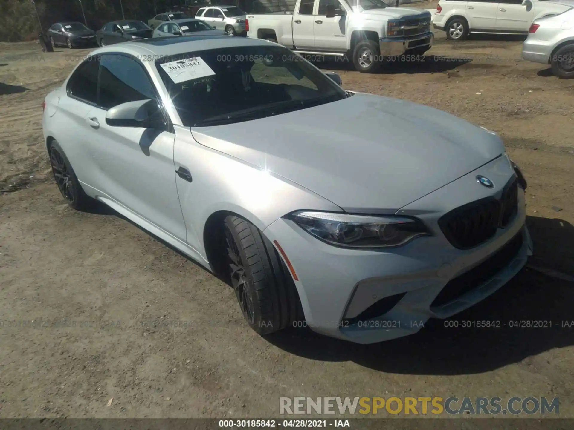 1 Photograph of a damaged car WBS2U7C56KVB09223 BMW M2 2019