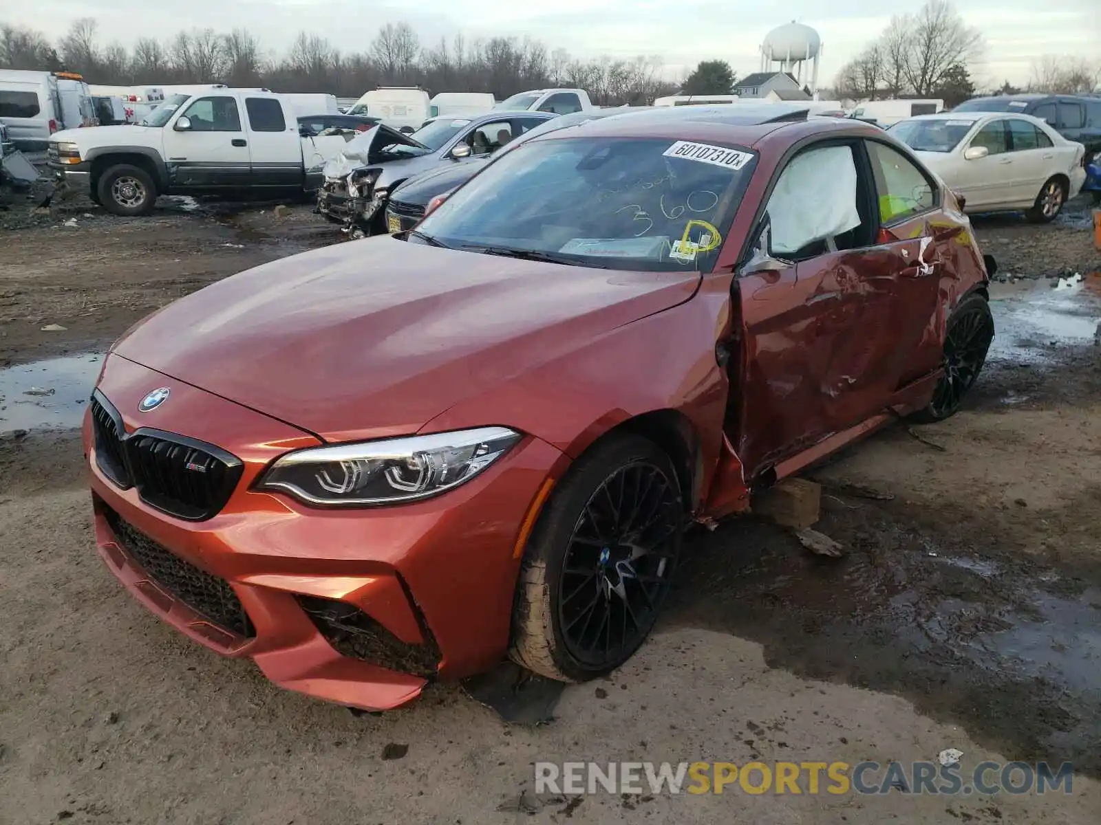 2 Photograph of a damaged car WBS2U7C56KVJ07646 BMW M2 2019