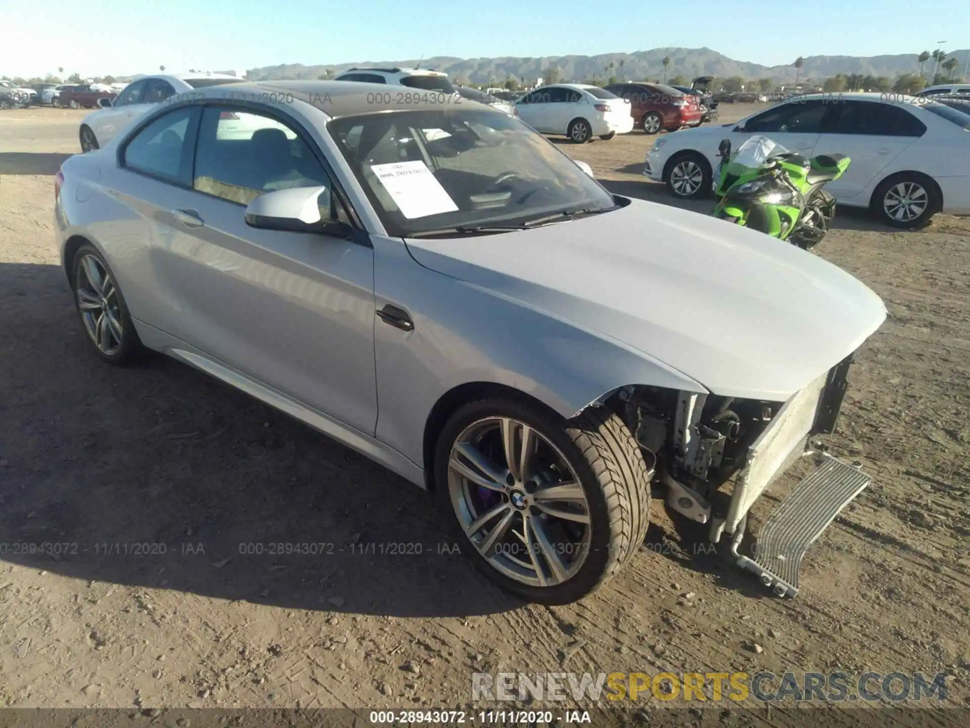 1 Photograph of a damaged car WBS2U7C56KVJ07842 BMW M2 2019