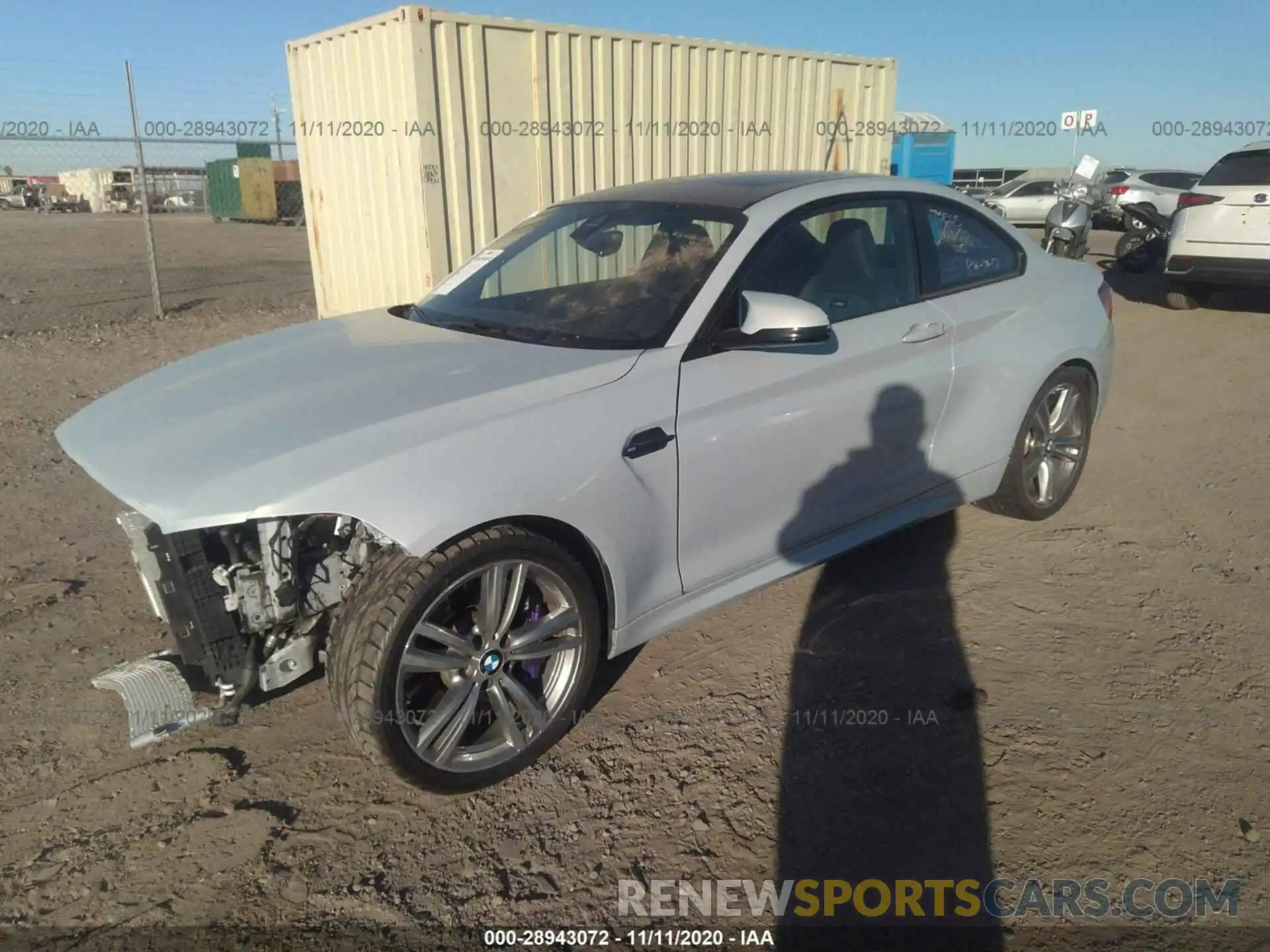 2 Photograph of a damaged car WBS2U7C56KVJ07842 BMW M2 2019