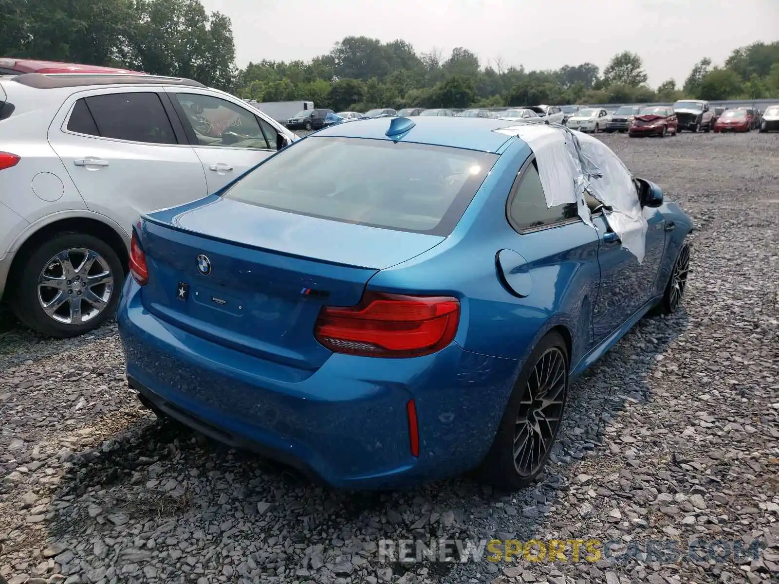 4 Photograph of a damaged car WBS2U7C57KVB09103 BMW M2 2019