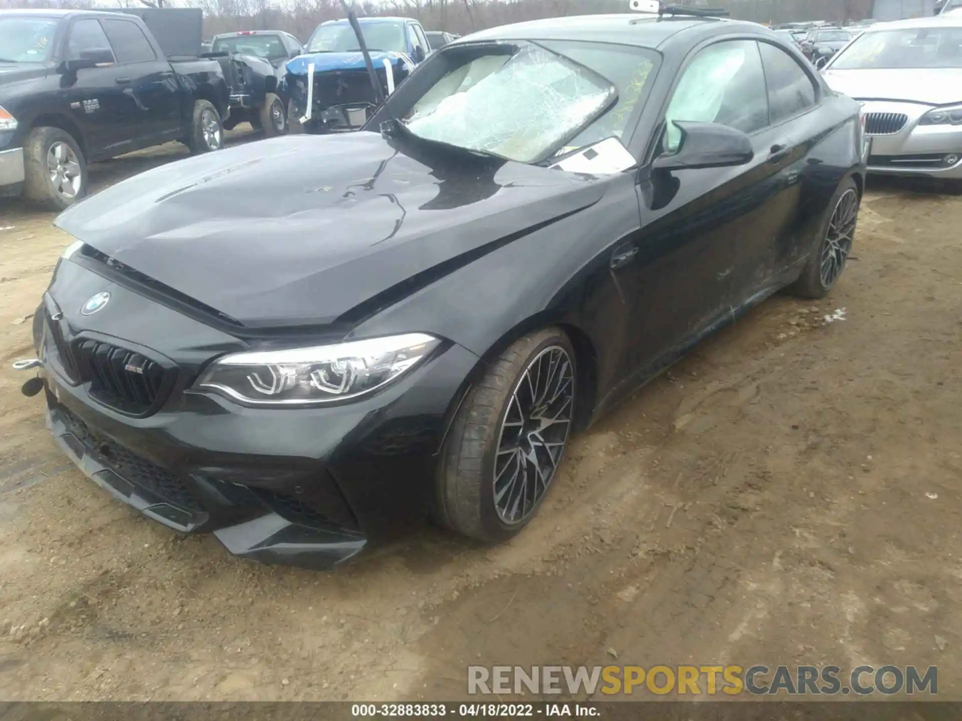 2 Photograph of a damaged car WBS2U7C57KVJ07736 BMW M2 2019