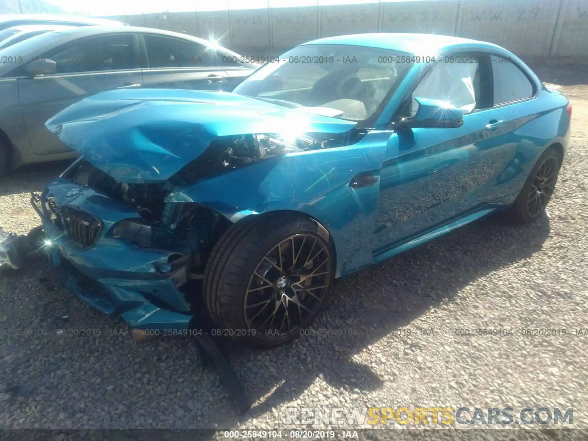 2 Photograph of a damaged car WBS2U7C5XK7D01832 BMW M2 2019