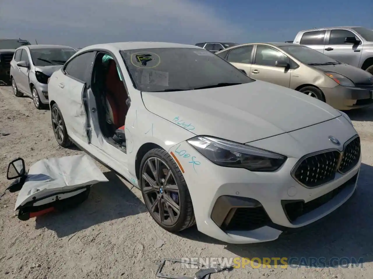 1 Photograph of a damaged car WBA13AL0XL7F35345 BMW M2 2020