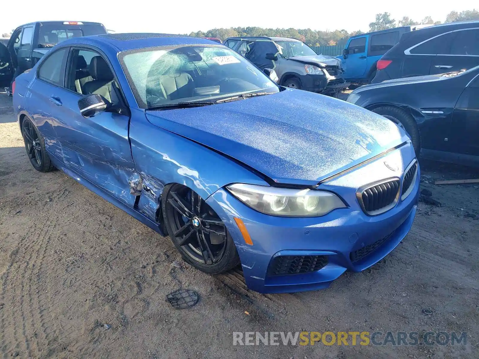 1 Photograph of a damaged car WBA2J7C01L7E71516 BMW M2 2020