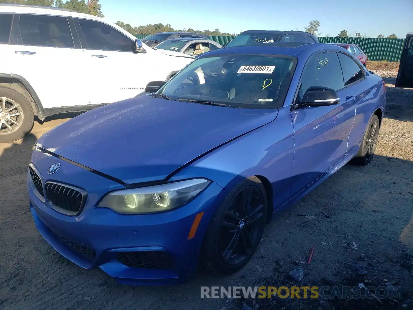 2 Photograph of a damaged car WBA2J7C01L7E71516 BMW M2 2020