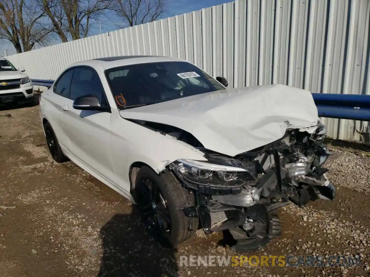 1 Photograph of a damaged car WBA2J7C04L7E45587 BMW M2 2020