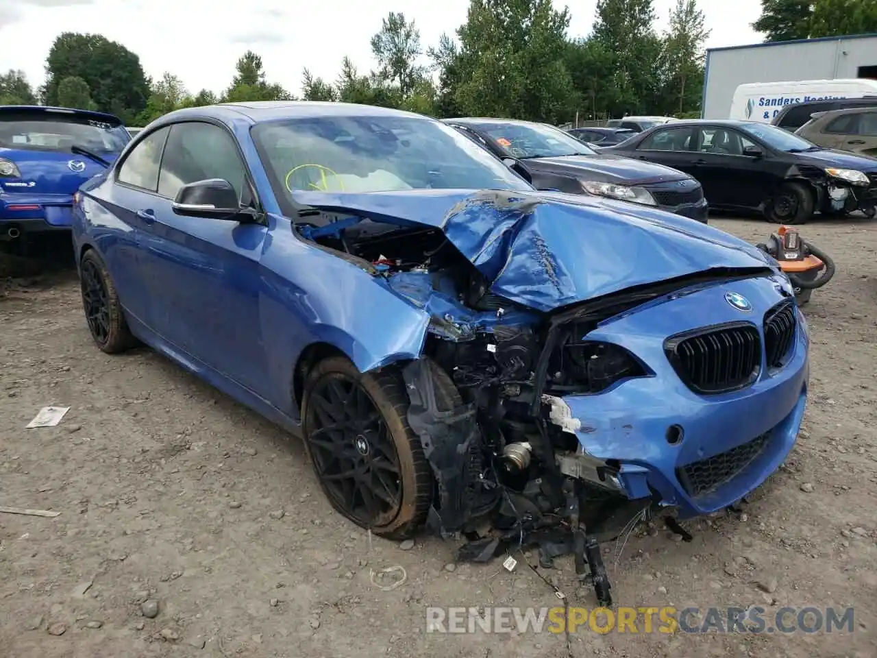 1 Photograph of a damaged car WBA2J7C05L7D81706 BMW M2 2020