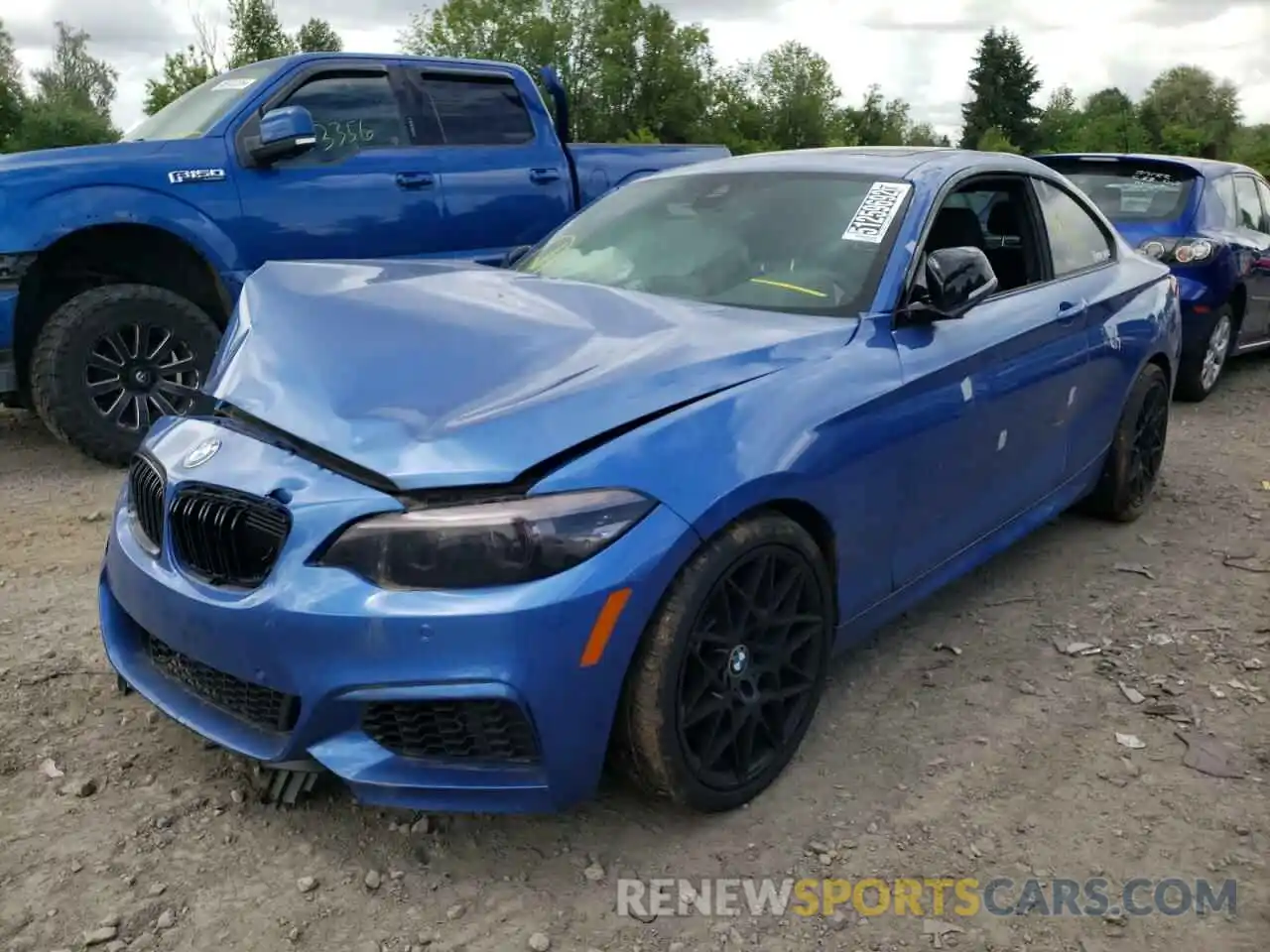 2 Photograph of a damaged car WBA2J7C05L7D81706 BMW M2 2020