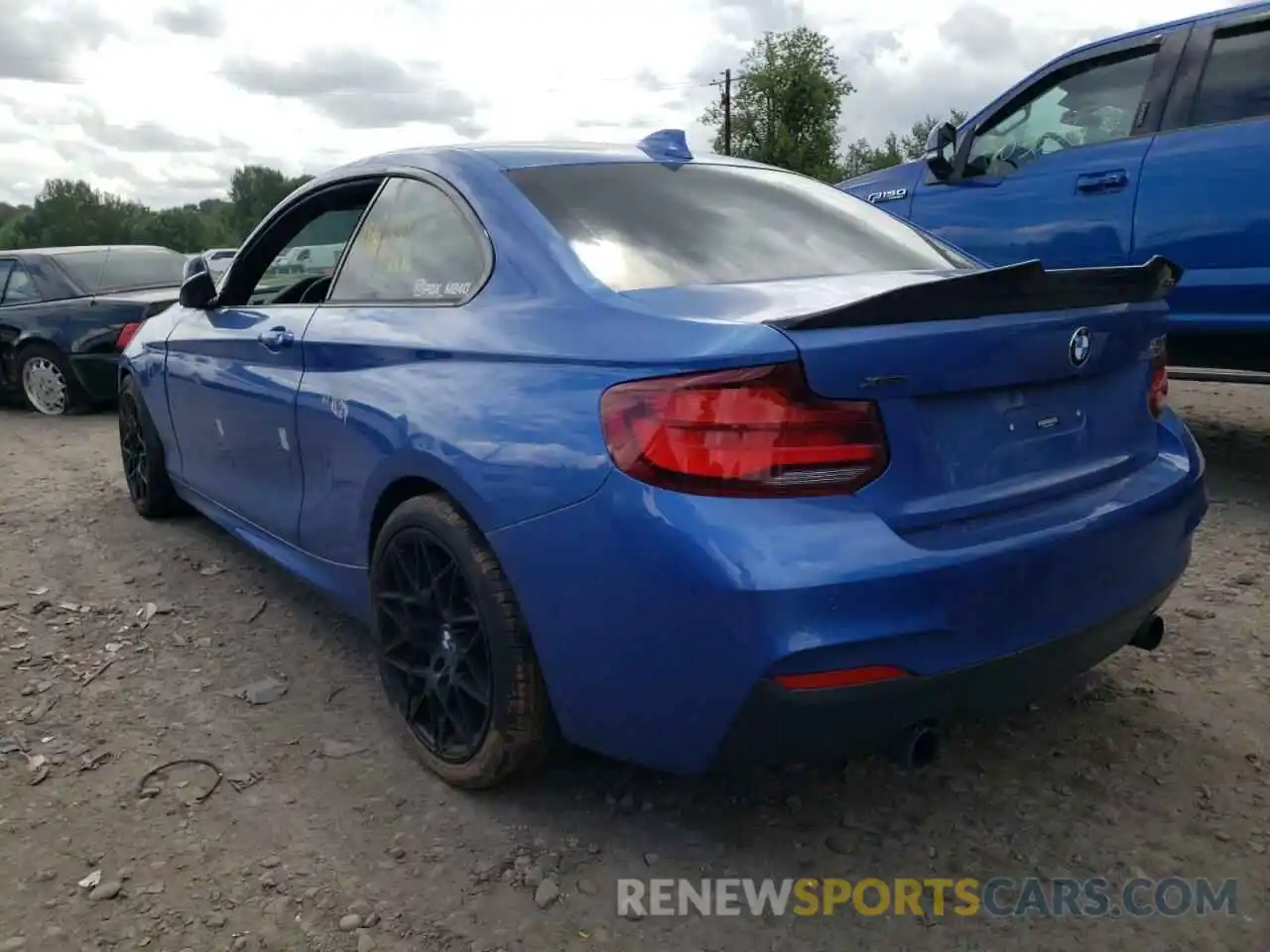 3 Photograph of a damaged car WBA2J7C05L7D81706 BMW M2 2020