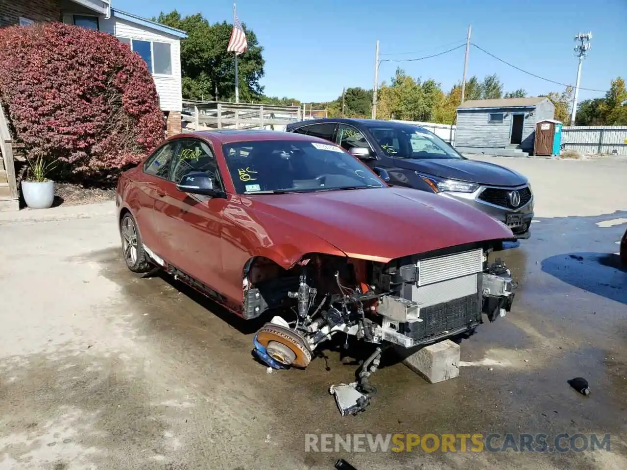 1 Photograph of a damaged car WBA2J7C06L7E70619 BMW M2 2020