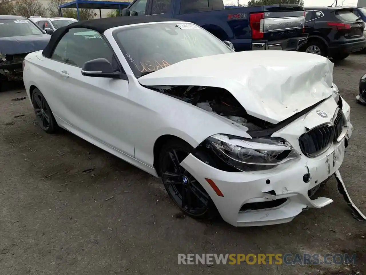 1 Photograph of a damaged car WBA2N1C01L7F31196 BMW M2 2020