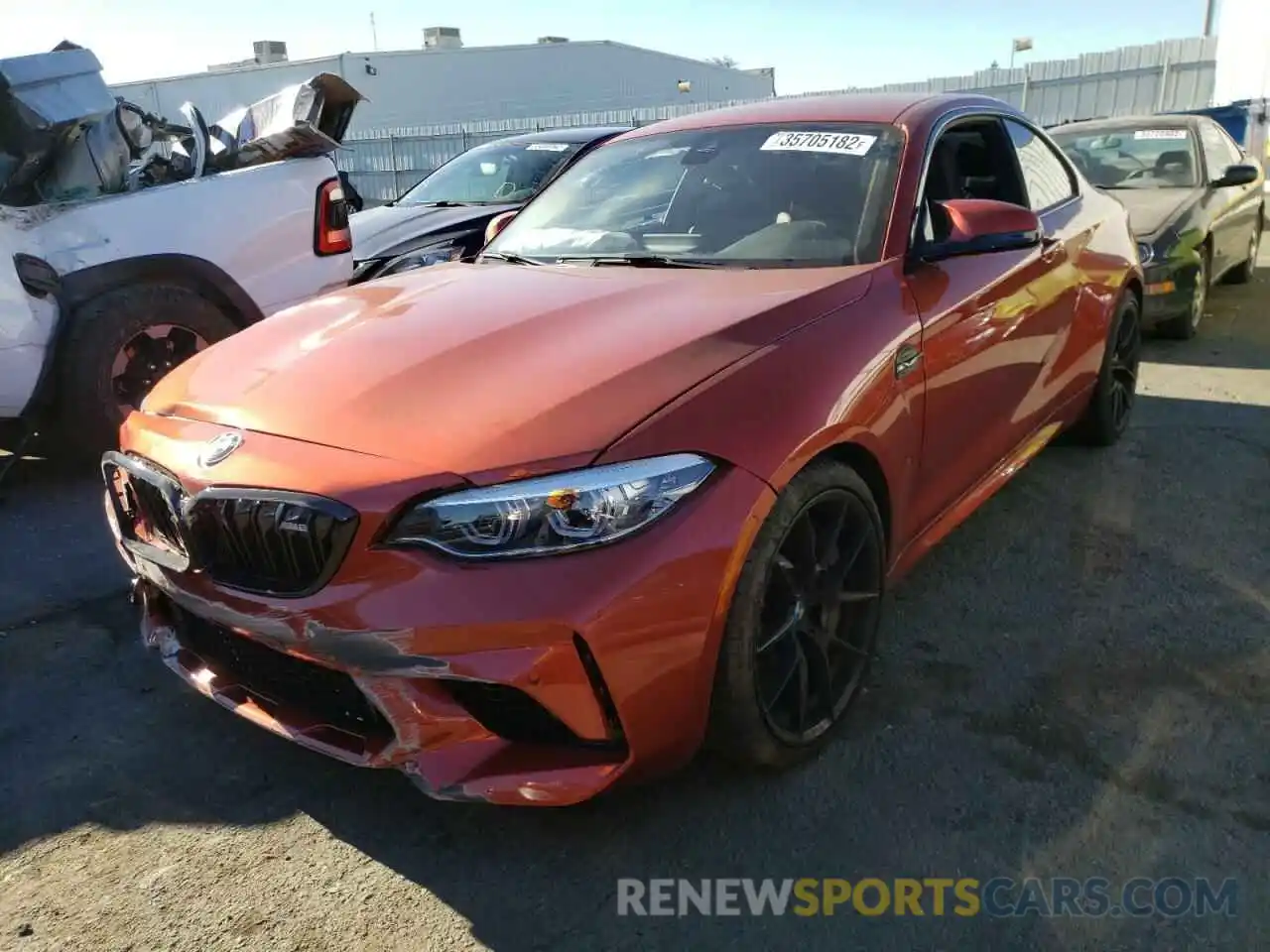 2 Photograph of a damaged car WBS2U7C00L7E12492 BMW M2 2020