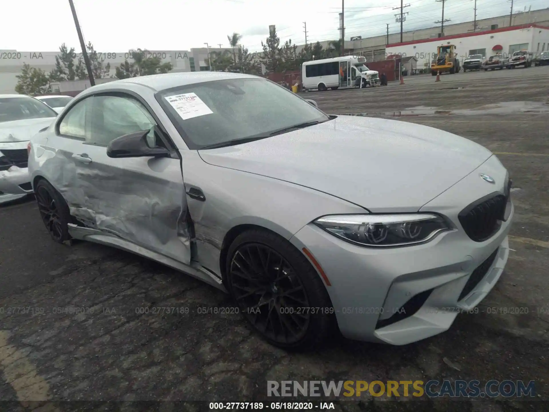 1 Photograph of a damaged car WBS2U7C00L7E68187 BMW M2 2020