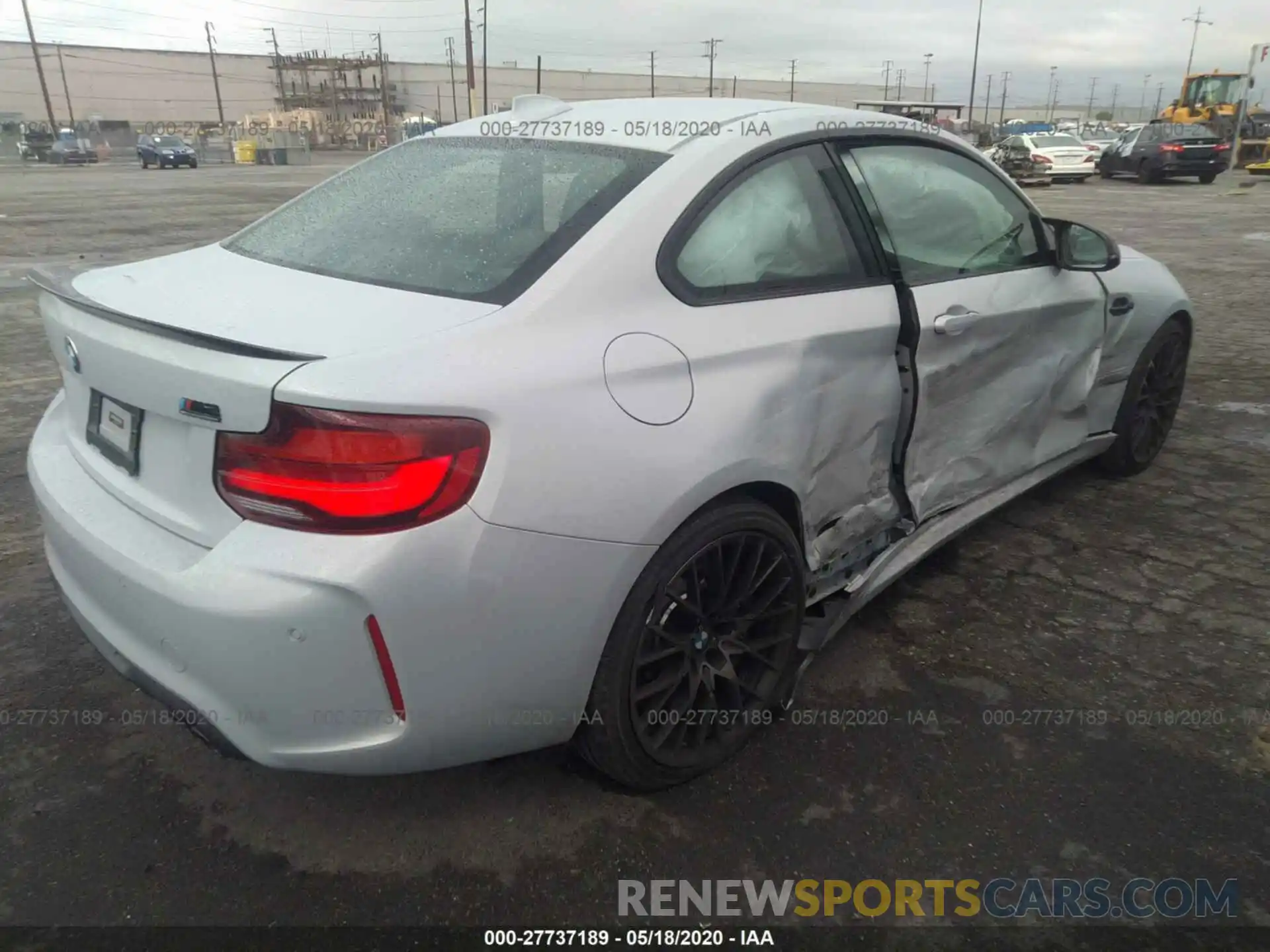 4 Фотография поврежденного автомобиля WBS2U7C00L7E68187 BMW M2 2020