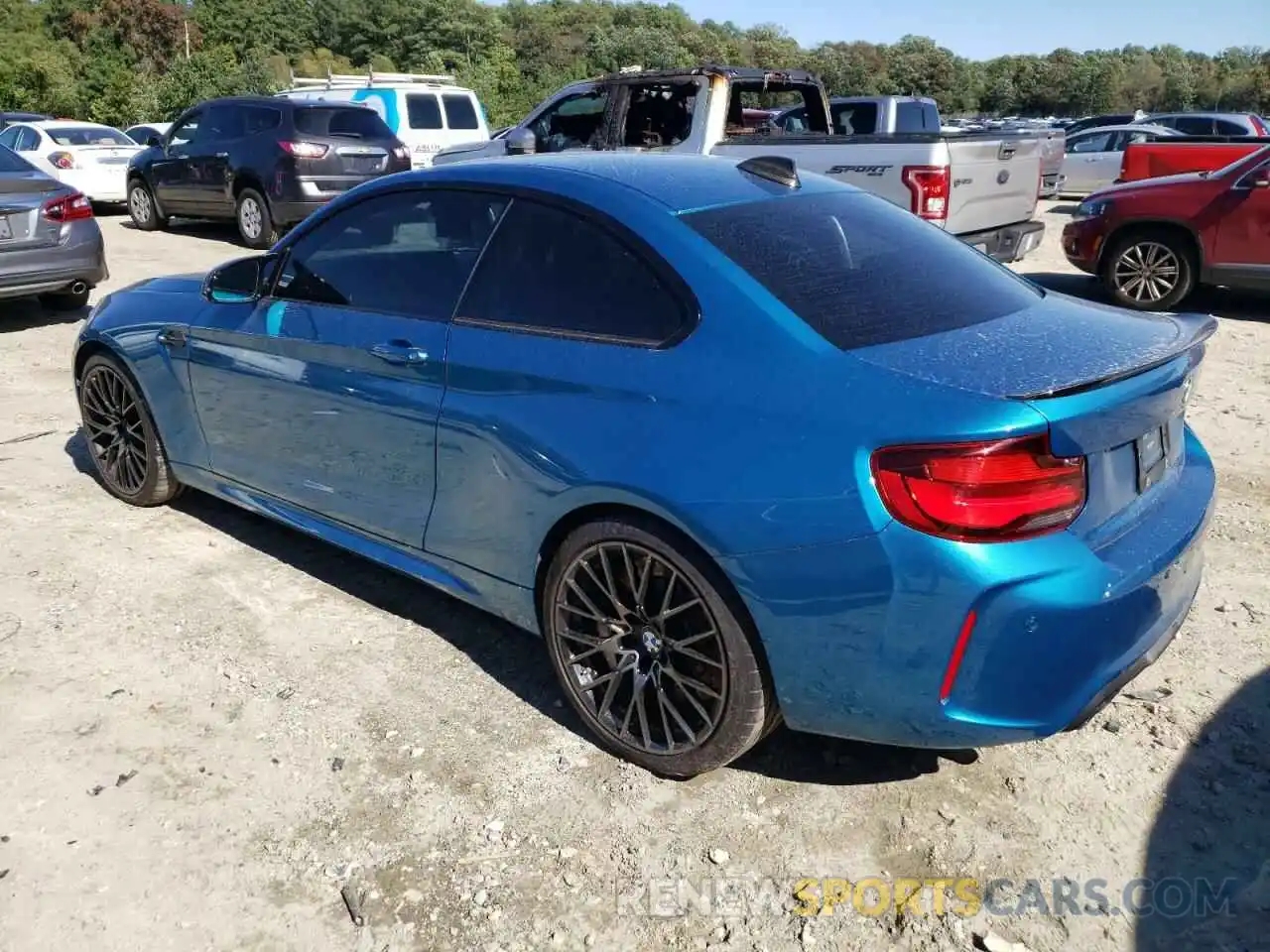 3 Photograph of a damaged car WBS2U7C01L7E83068 BMW M2 2020