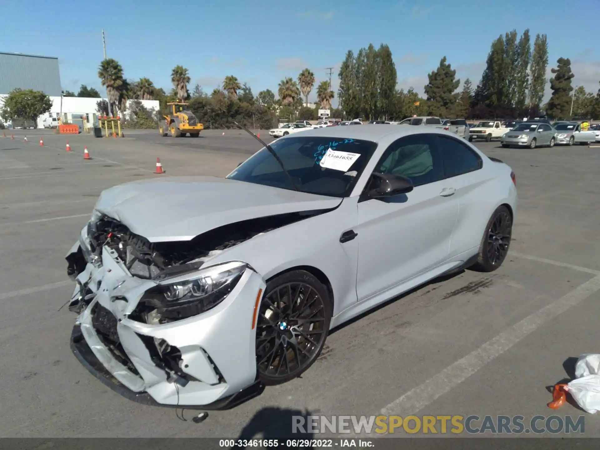 2 Photograph of a damaged car WBS2U7C01L7F01133 BMW M2 2020