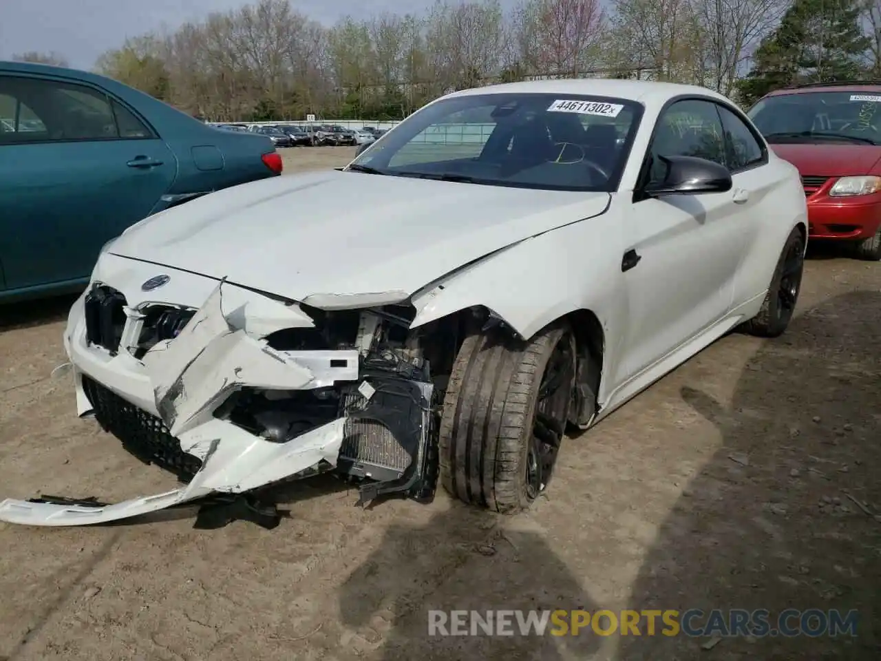 2 Photograph of a damaged car WBS2U7C02L7D74019 BMW M2 2020