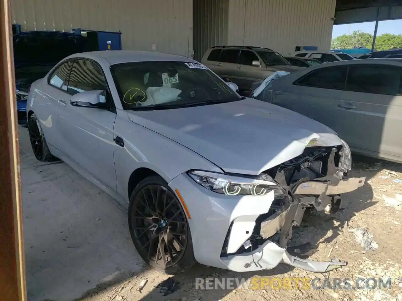 1 Photograph of a damaged car WBS2U7C02L7E75058 BMW M2 2020