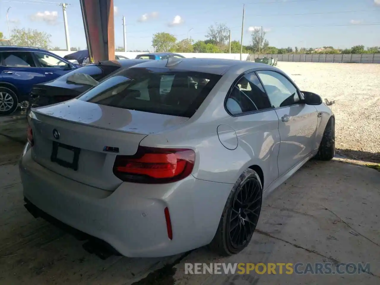 4 Photograph of a damaged car WBS2U7C02L7E75058 BMW M2 2020