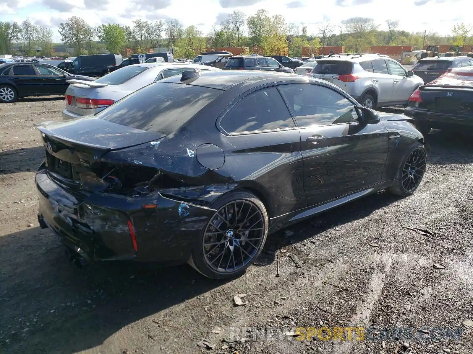 4 Photograph of a damaged car WBS2U7C03L7F80563 BMW M2 2020