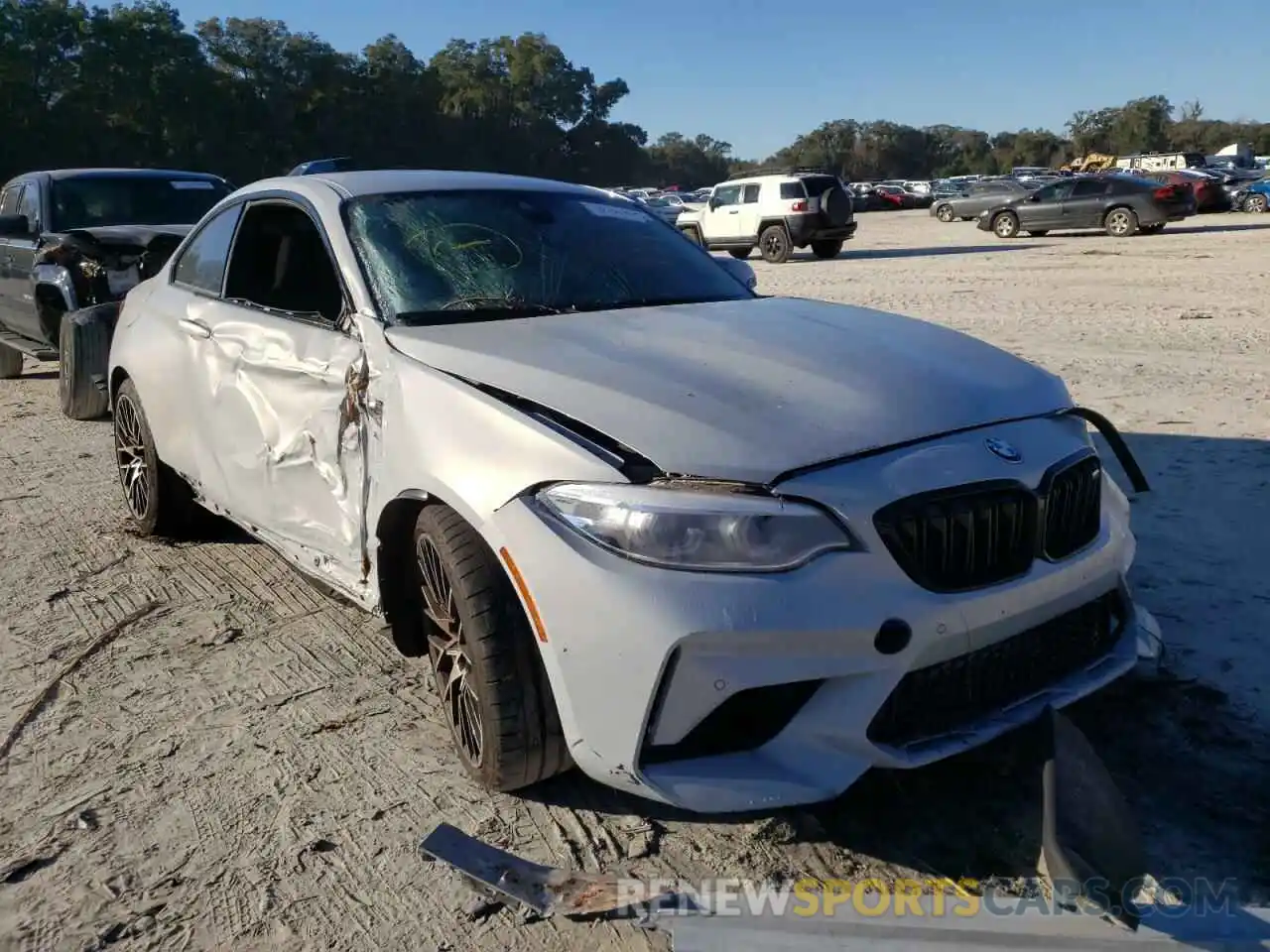 1 Photograph of a damaged car WBS2U7C04L7E43700 BMW M2 2020