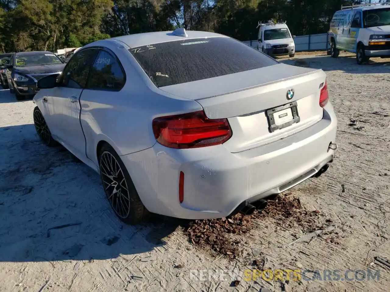 3 Photograph of a damaged car WBS2U7C04L7E43700 BMW M2 2020