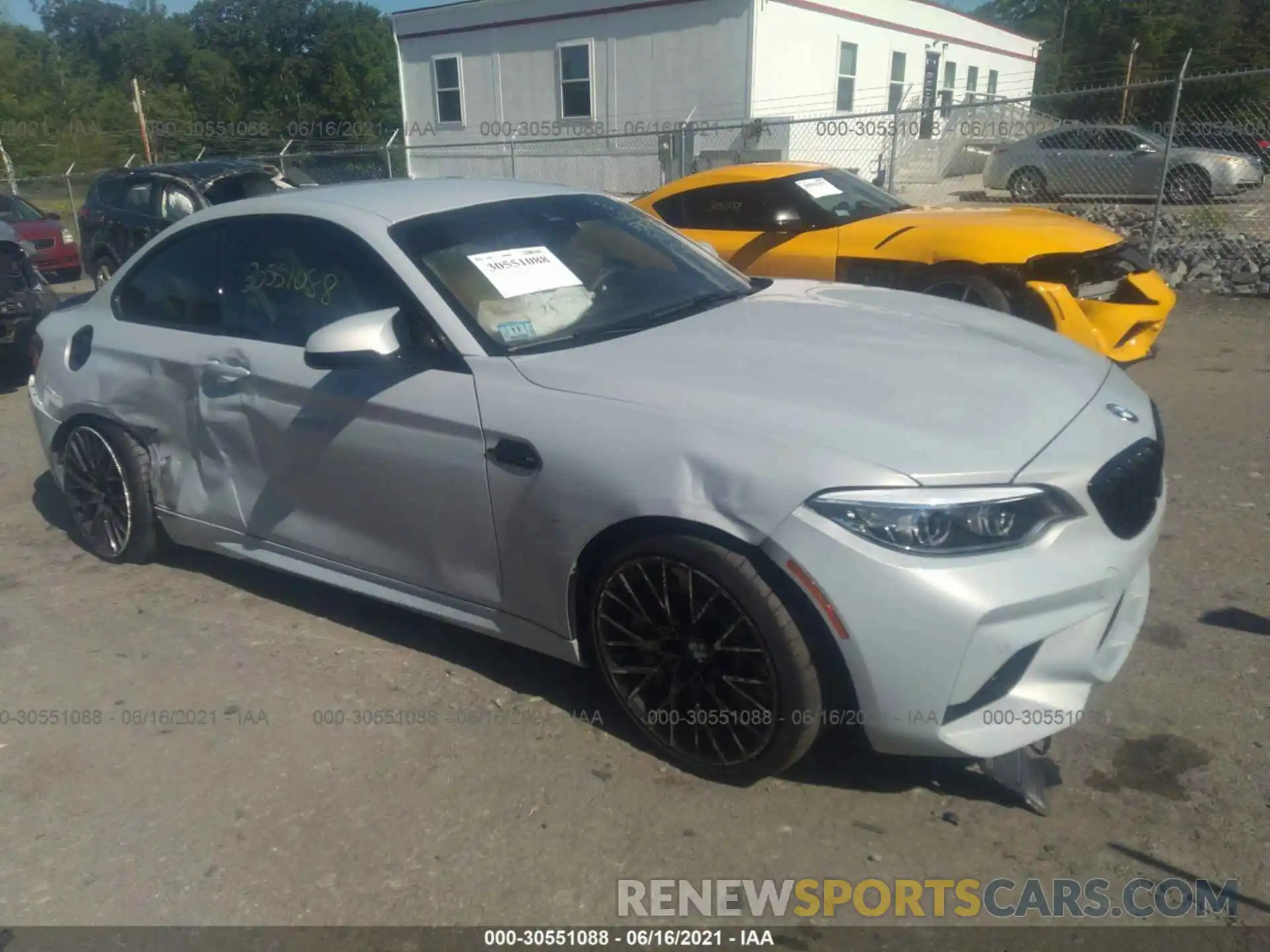 1 Photograph of a damaged car WBS2U7C04L7F05063 BMW M2 2020