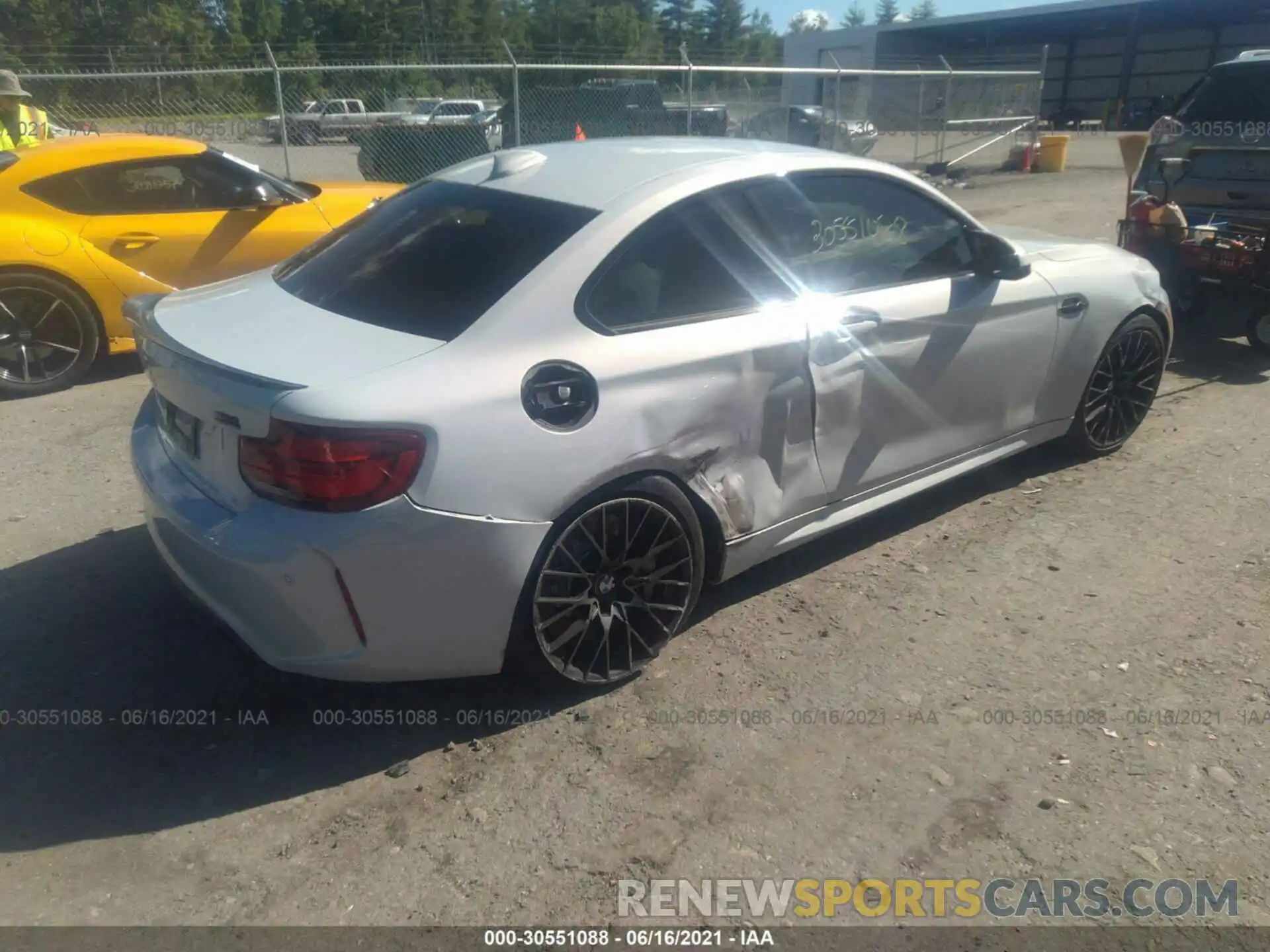 4 Photograph of a damaged car WBS2U7C04L7F05063 BMW M2 2020