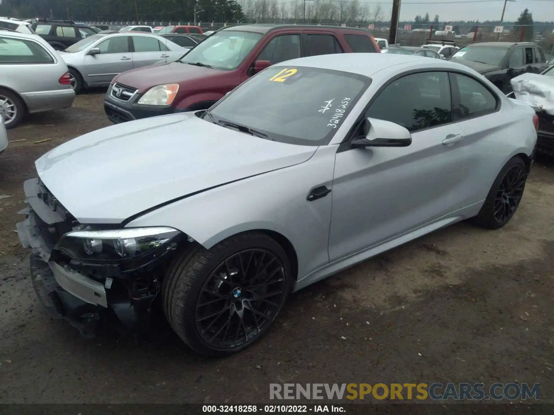 2 Photograph of a damaged car WBS2U7C05L7E96406 BMW M2 2020