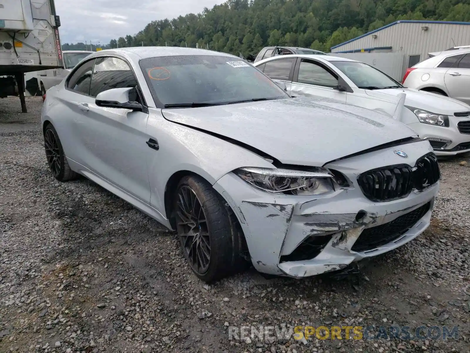 1 Photograph of a damaged car WBS2U7C06L7D71740 BMW M2 2020