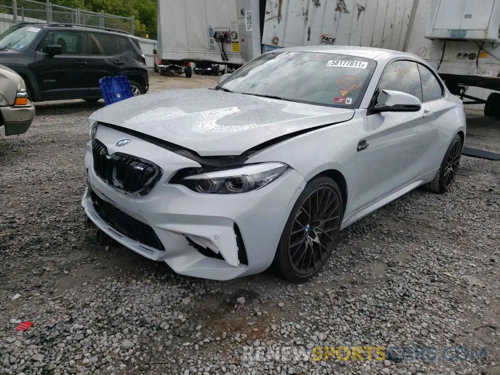 2 Photograph of a damaged car WBS2U7C06L7D71740 BMW M2 2020