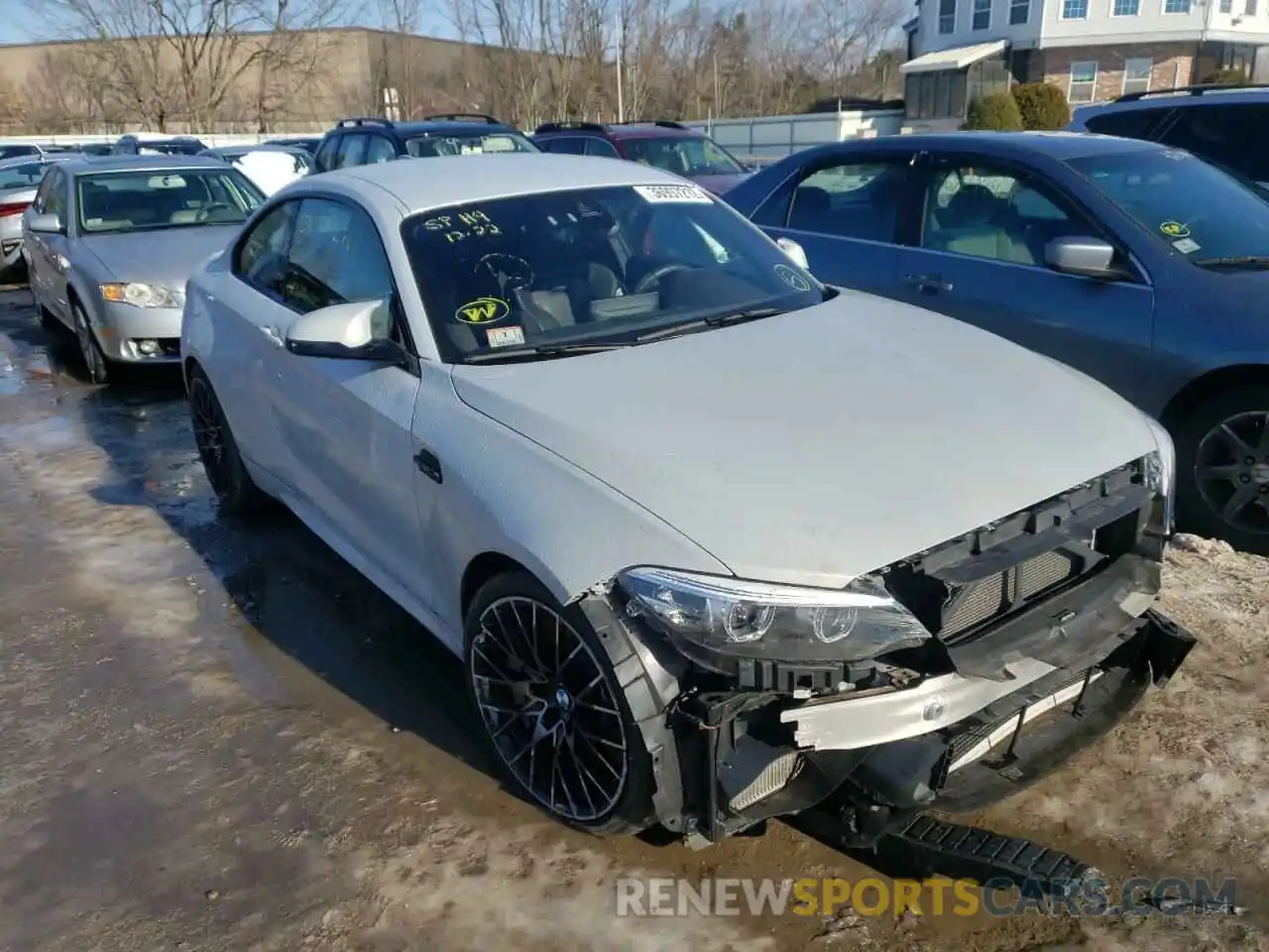 1 Photograph of a damaged car WBS2U7C06L7E14411 BMW M2 2020