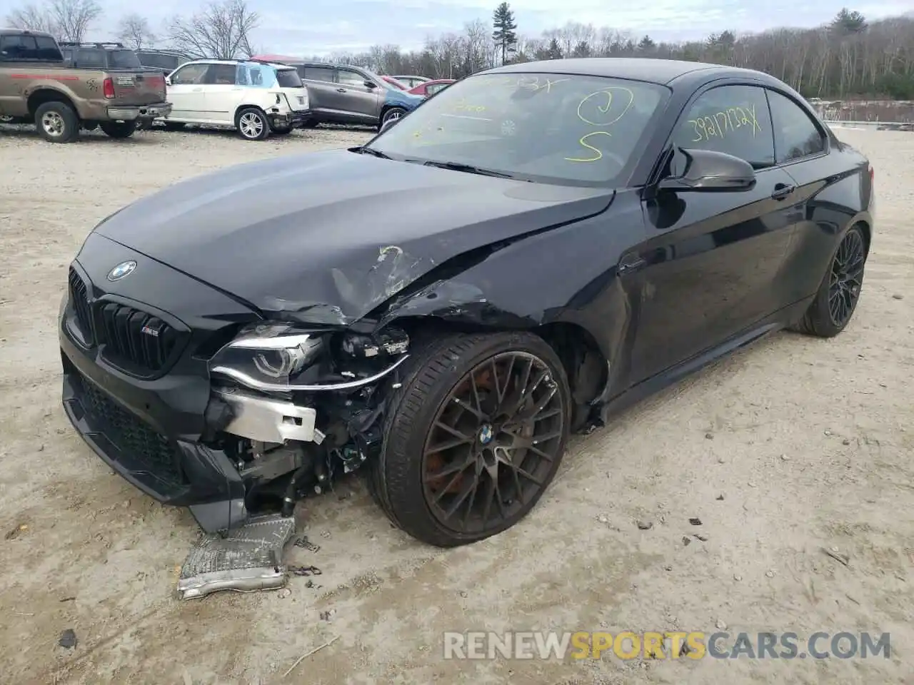 2 Photograph of a damaged car WBS2U7C06L7E47649 BMW M2 2020