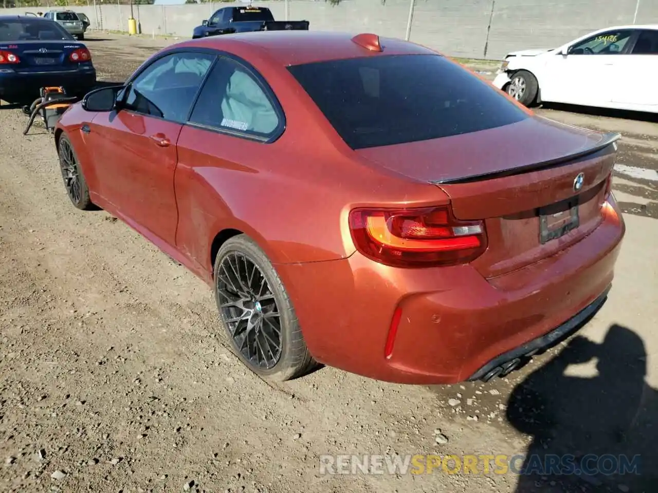 3 Photograph of a damaged car WBS2U7C07L7E17060 BMW M2 2020