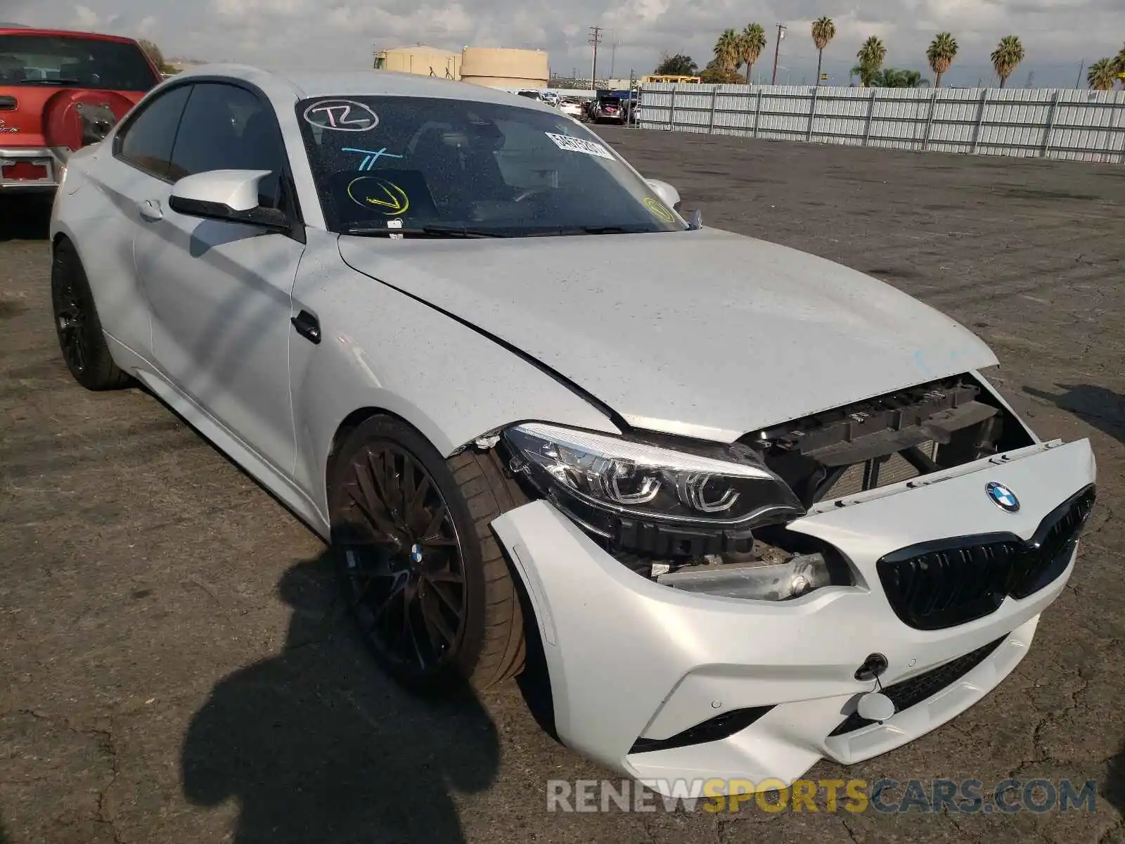 1 Photograph of a damaged car WBS2U7C07L7F00181 BMW M2 2020