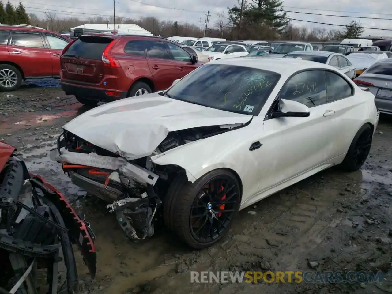 2 Photograph of a damaged car WBS2U7C07L7F33035 BMW M2 2020