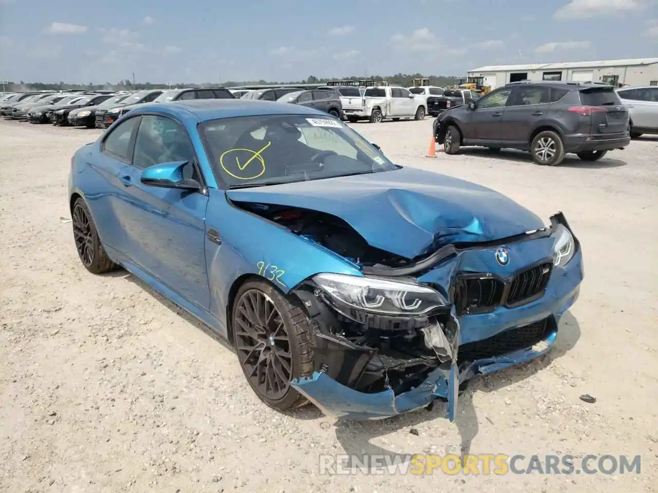 1 Photograph of a damaged car WBS2U7C07L7F73356 BMW M2 2020