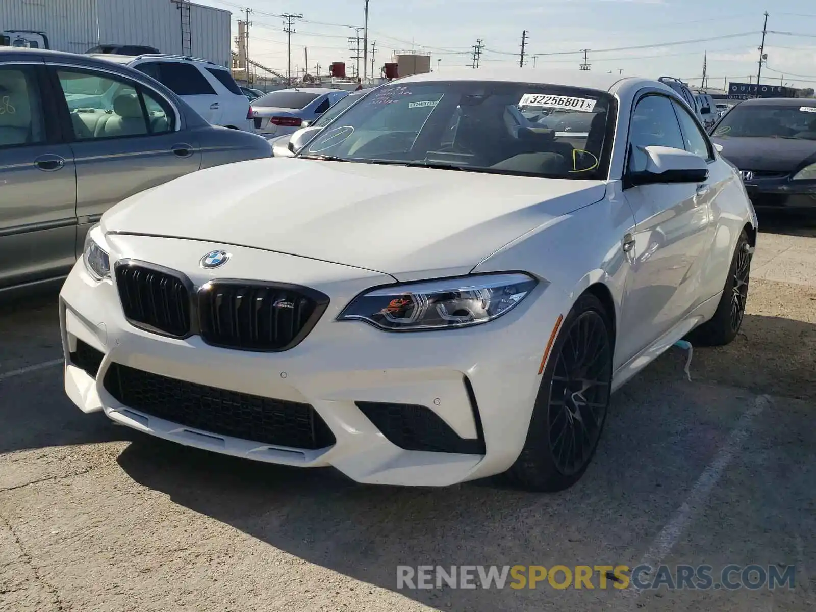 2 Photograph of a damaged car WBS2U7C08L7E52657 BMW M2 2020