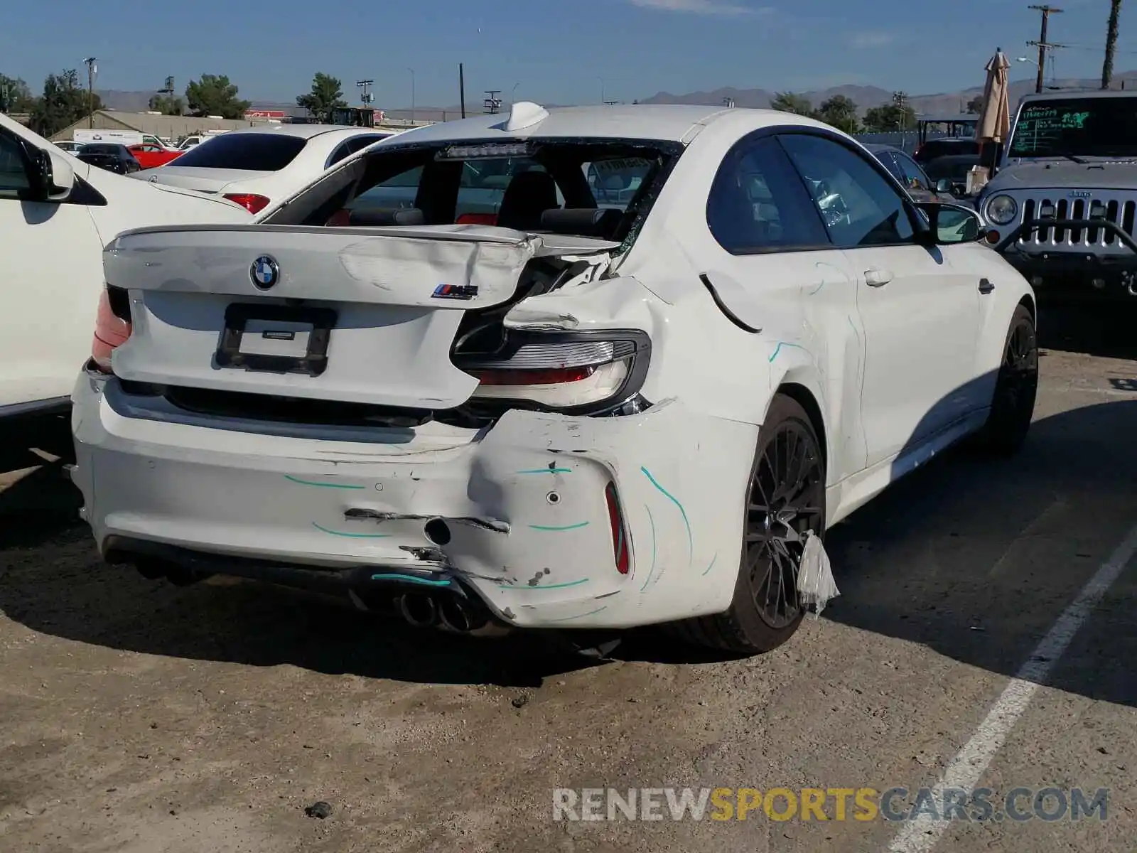 4 Фотография поврежденного автомобиля WBS2U7C08L7E52657 BMW M2 2020