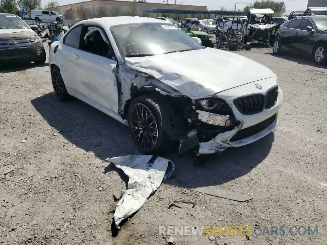 1 Photograph of a damaged car WBS2U7C08L7F31178 BMW M2 2020