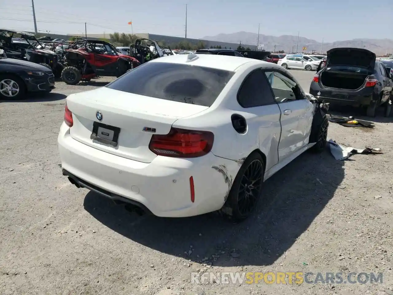 4 Photograph of a damaged car WBS2U7C08L7F31178 BMW M2 2020